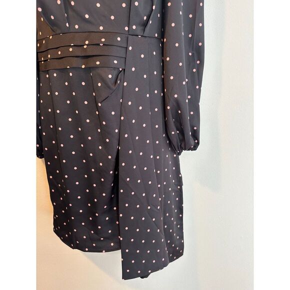 NWT Keepsake The Label Women's Hold Back Mock Neck Long Sleeve Mini Dress w/Sash - Picture 8 of 11